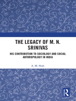 cover image of The Legacy of M. N. Srinivas